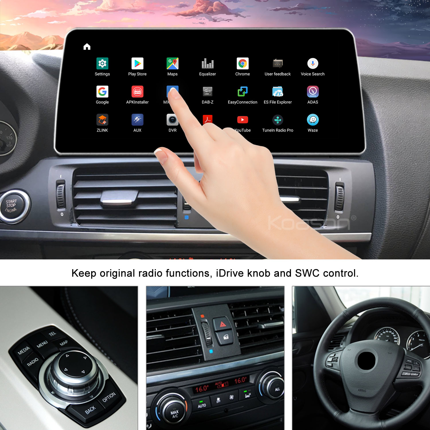Apple Carplay wireless / Android auto for Bmw X3 G01 (2018-2020) NBT EVO