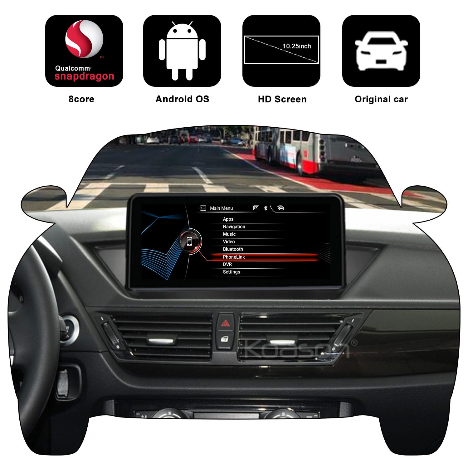 DMP Android 10.25 Inch Command Screen for BMW X1 Series E84