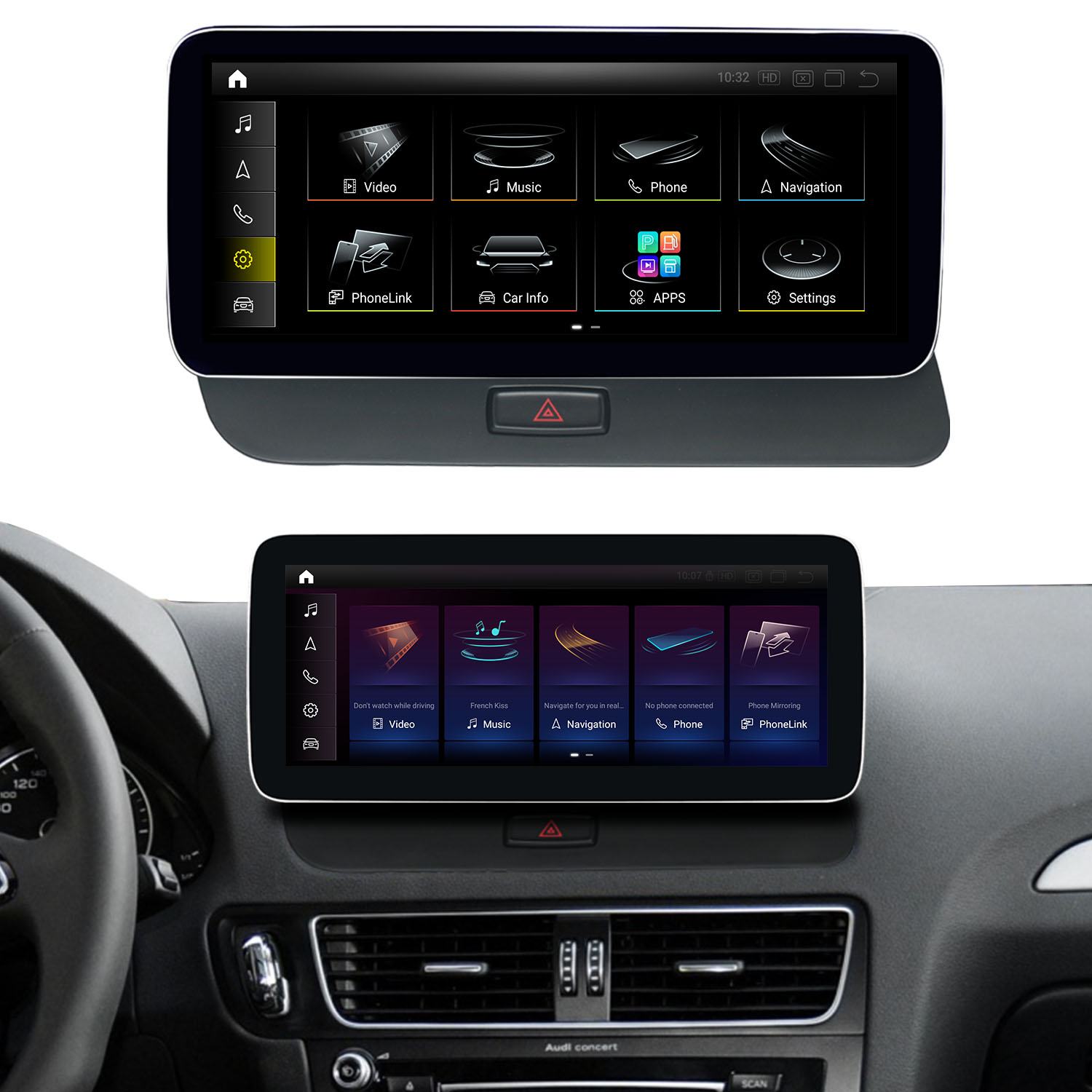 Koason Android Screen Display Upgrade Apple CarPlay for Audi Q5