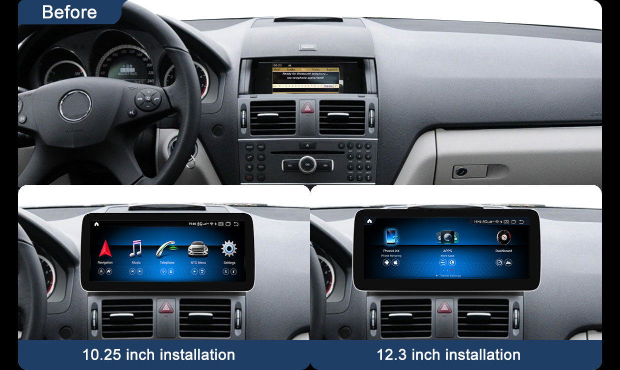 Benz-C class-Android-Screen (4)