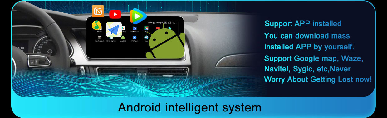 Koason Android Screen Display Upgrade Apple CarPlay for Audi A4 (3)