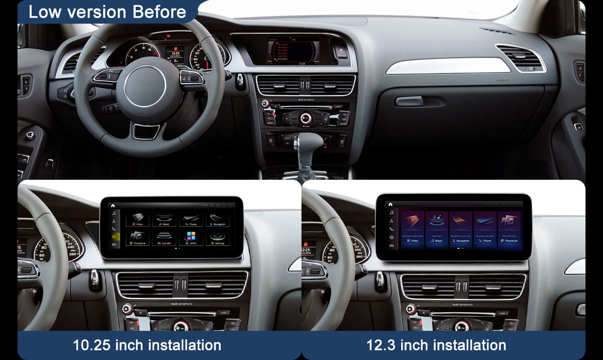 Koason Android Screen Display Upgrade Apple CarPlay for Audi A4 A5 (11)