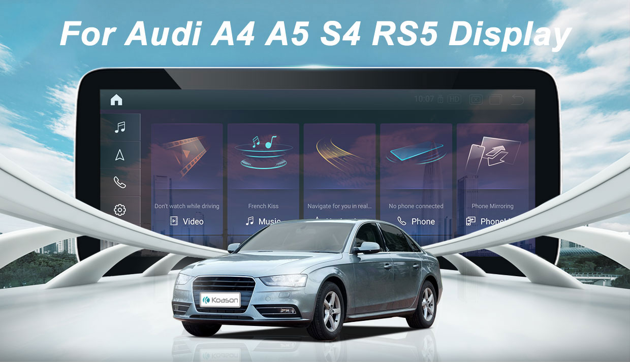 Koason Android Screen Display Upgrade Apple CarPlay for Audi A4 A5 (12)