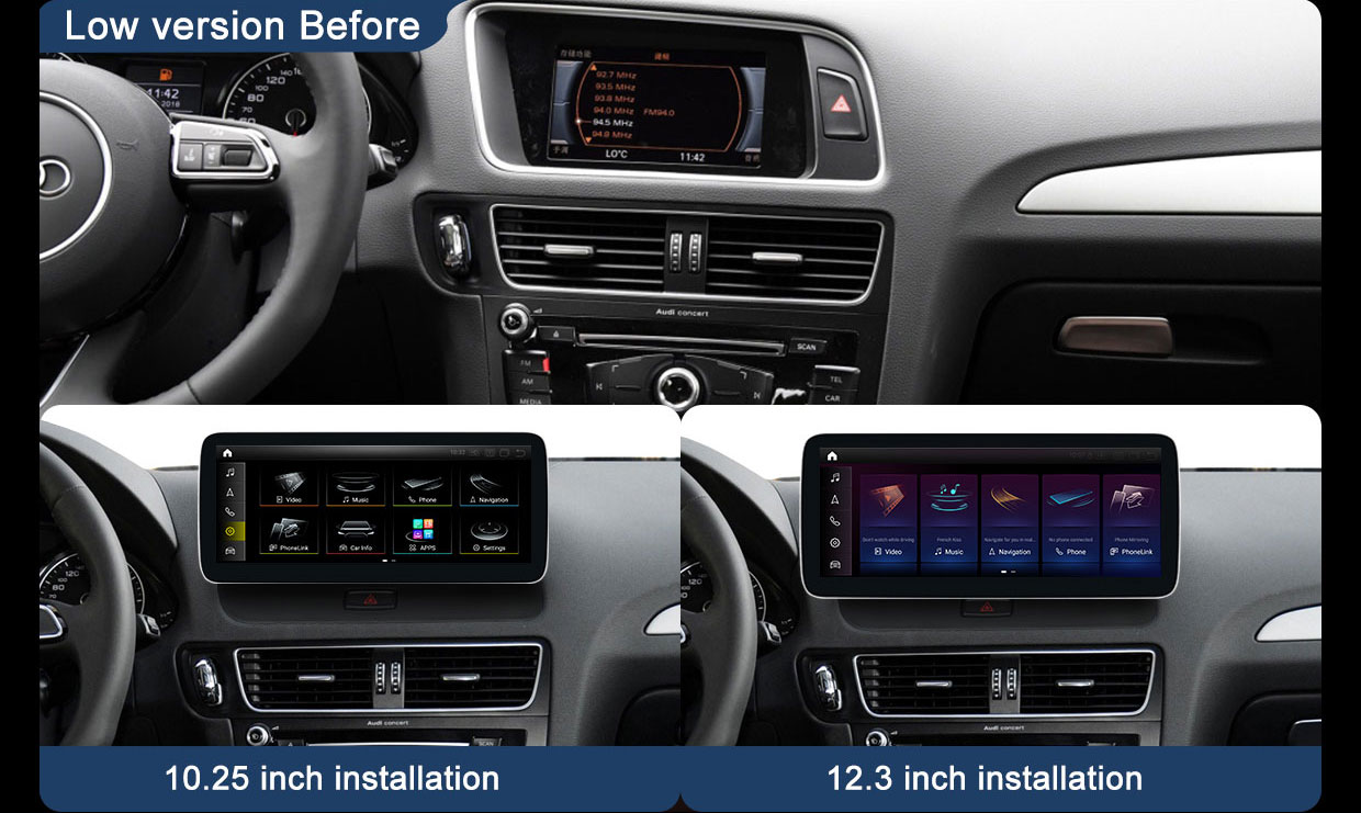 Koason Android Screen Display Upgrade Apple CarPlay for Audi Q5 (3)