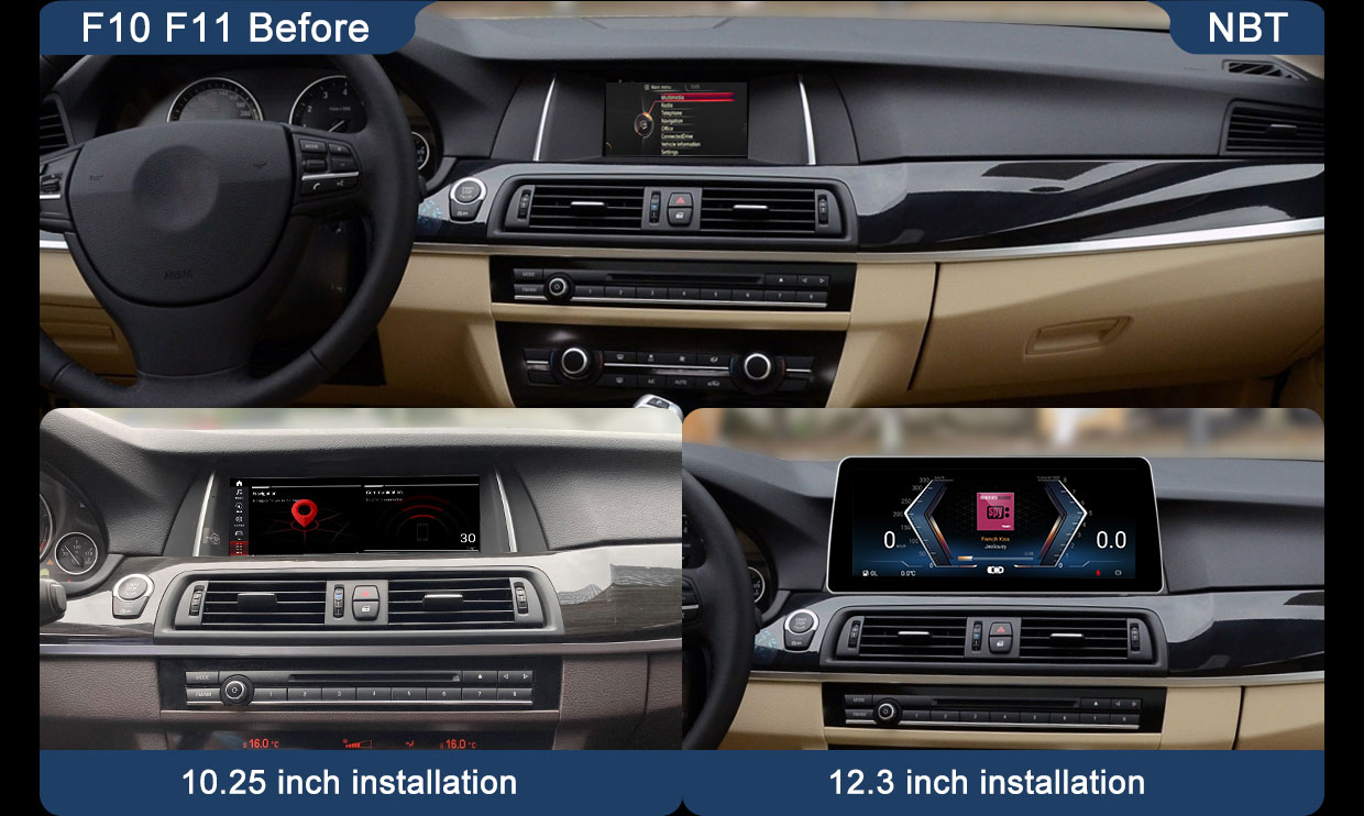 Koason Android Screen Display Upgrade Apple CarPlay for BMW 5Series (6)