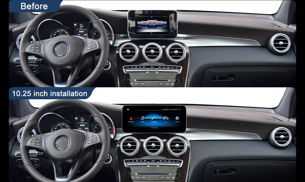 Koason Android Screen Upgrade Apple CarPlay for Mercedes Benz C (1)
