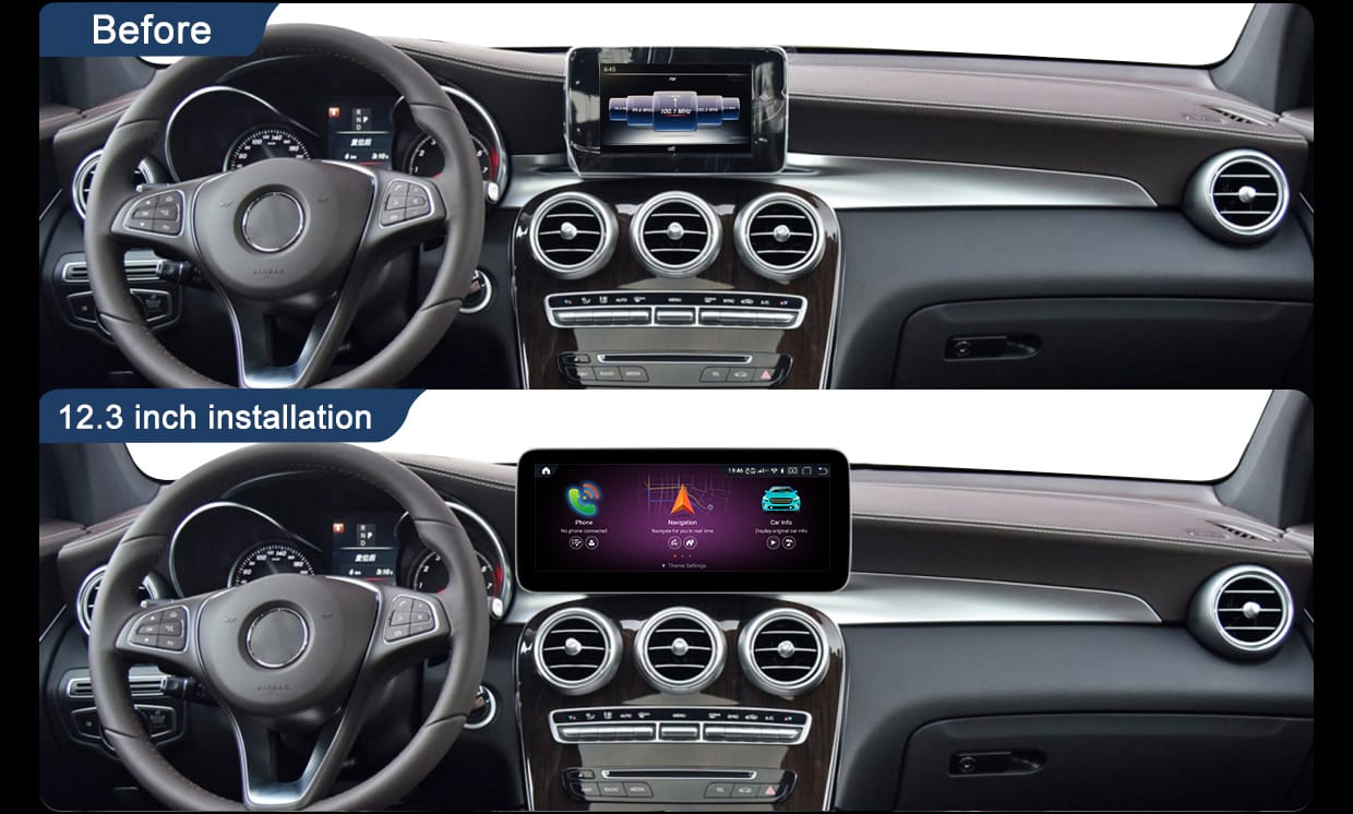 Koason Android Screen Upgrade Apple CarPlay for Mercedes Benz C (2)
