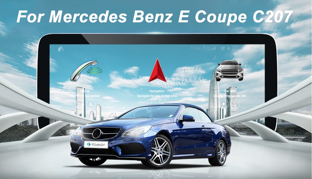 Koason Android Screen Upgrade Apple CarPlay for Mercedes Benz E Coupe (1)