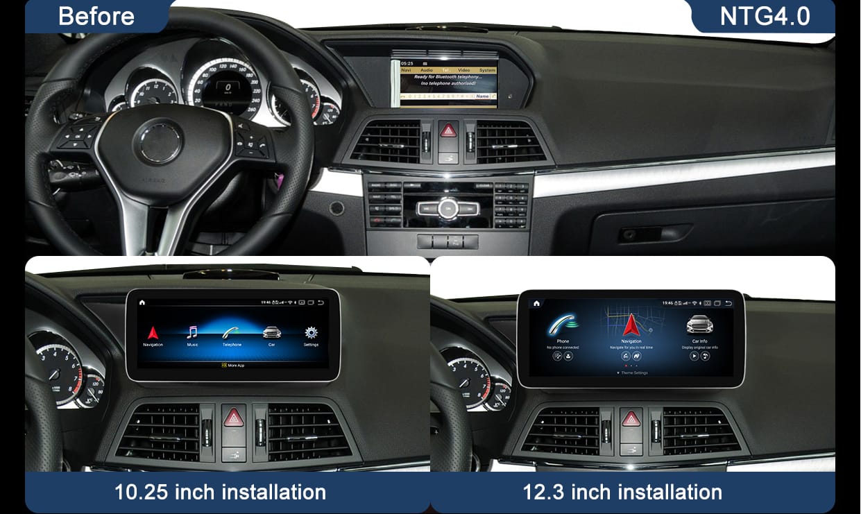 Koason Android Screen Upgrade Apple CarPlay for Mercedes Benz E Coupe (2)
