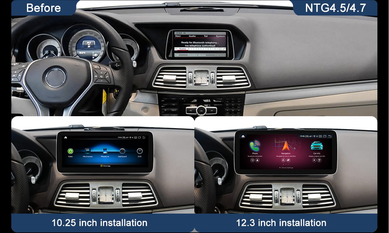 Koason Android Screen Upgrade Apple CarPlay for Mercedes Benz E Coupe (3)