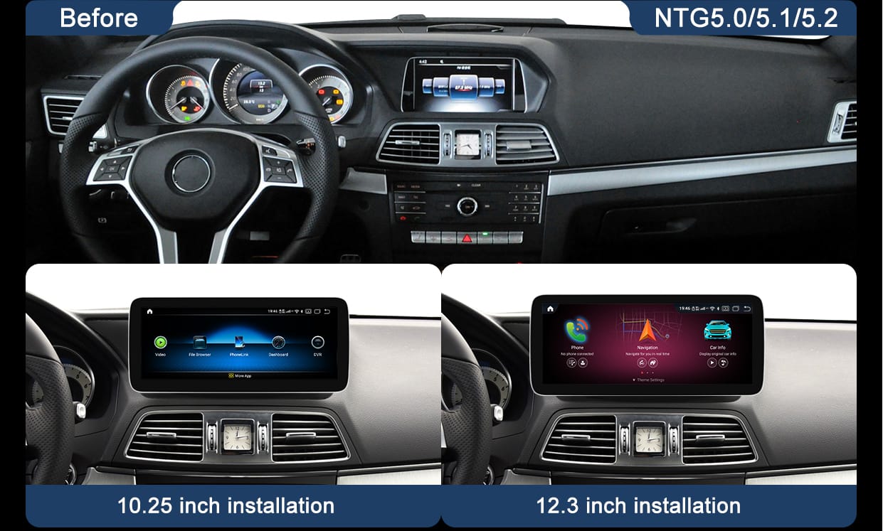 Koason Android Screen Upgrade Apple CarPlay for Mercedes Benz E Coupe (4)