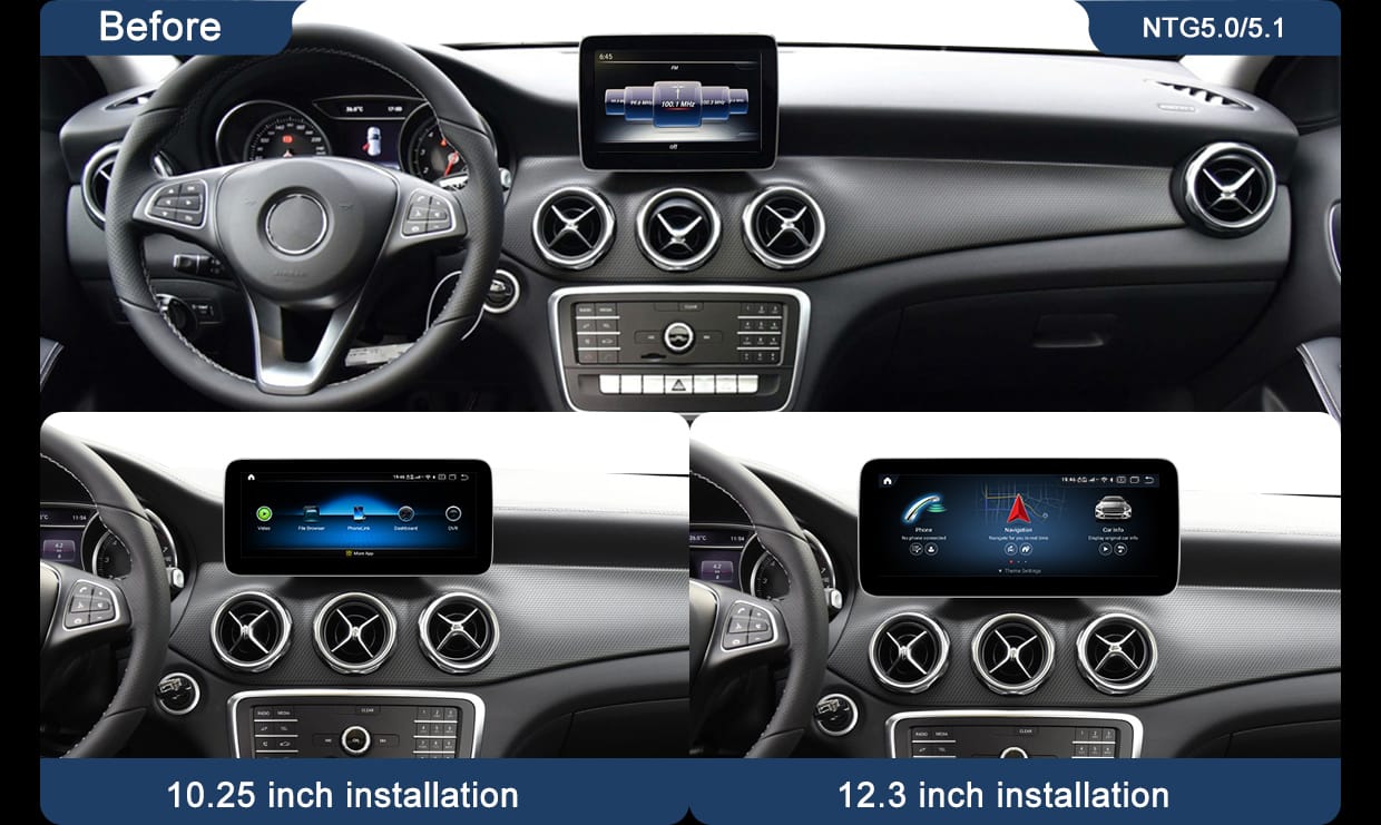 Koason Android Screen Upgrade Apple CarPlay for Mercedes Benz GLA (3)