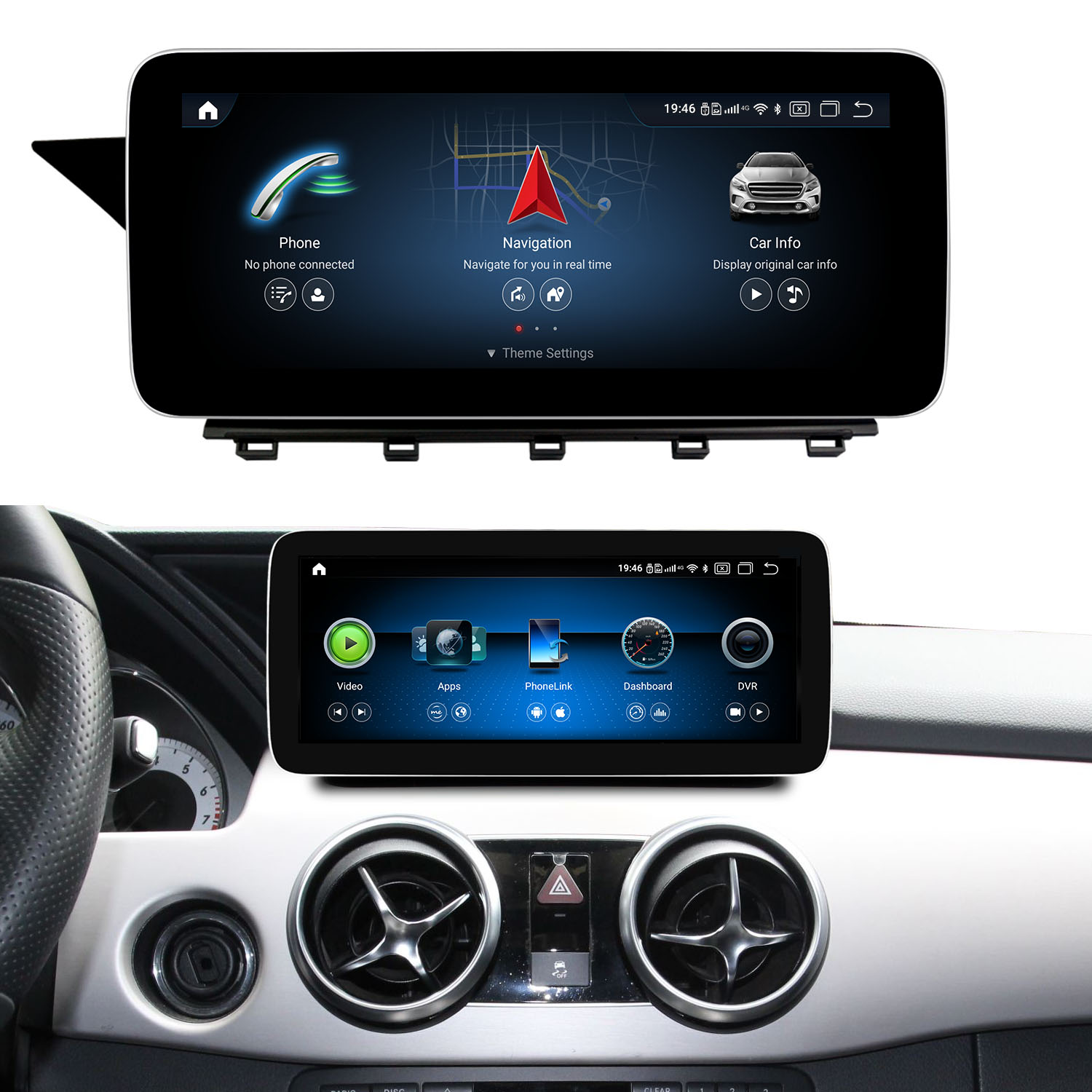 Koason Android Screen Upgrade Apple CarPlay for Mercedes Benz GLK