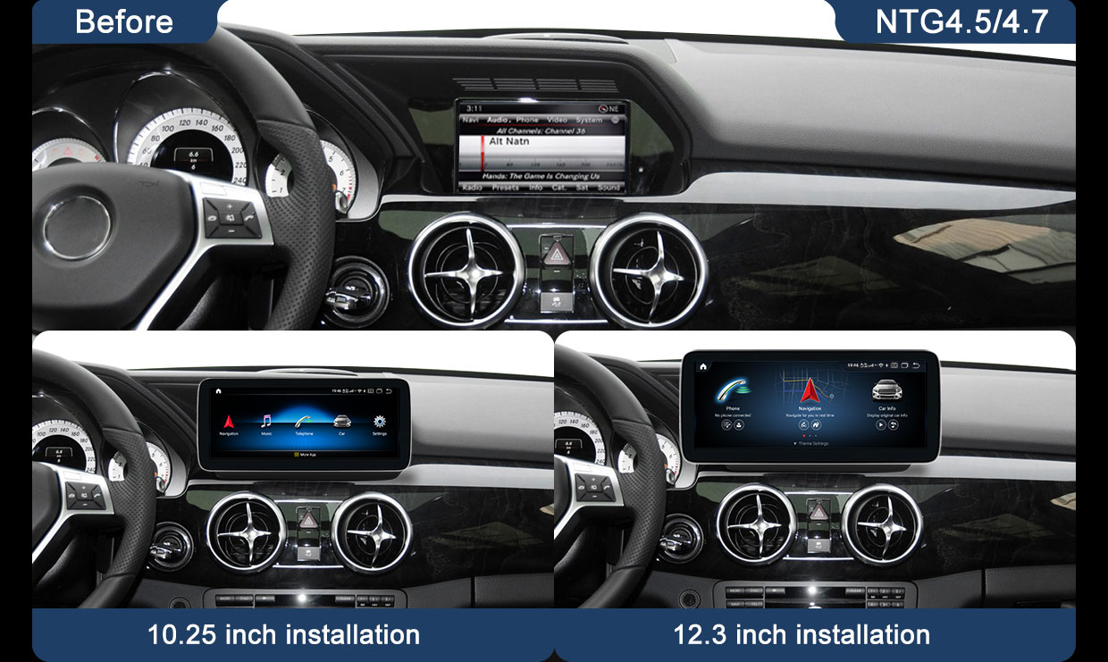 Mercedes Benz GLK W208-Android-Screen (5)