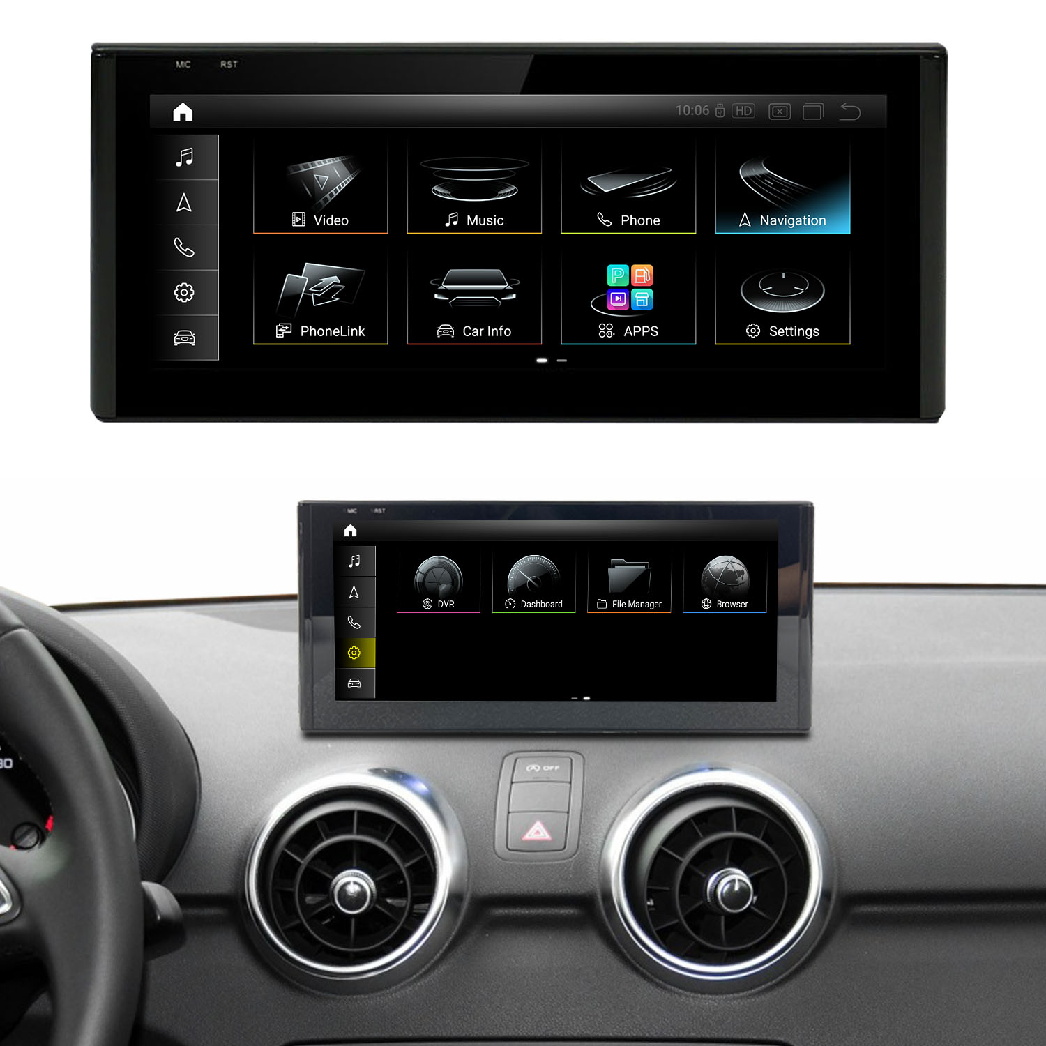 Koason Android Screen Display Upgrade Apple CarPlay for Audi A1