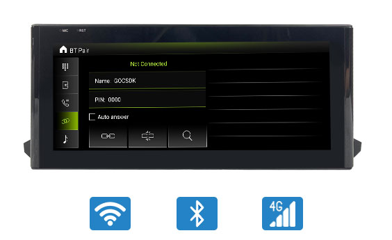 Support 4G, Bluetooth and WiFi